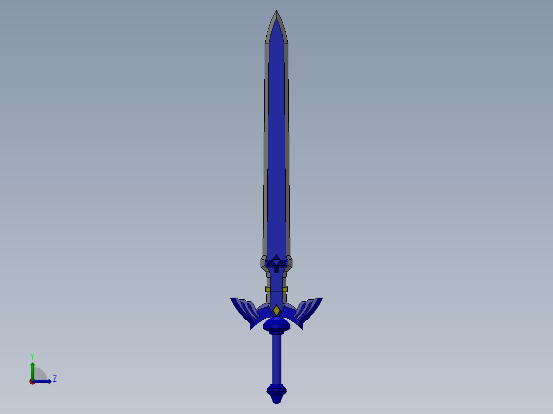 剑、宝剑(204)左视图