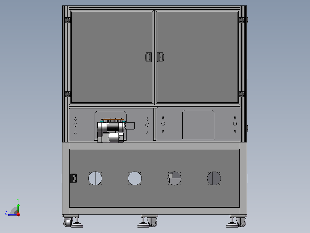 电池电容尺寸检测通用设备(含BOM.DFM)sw17可编辑右视图
