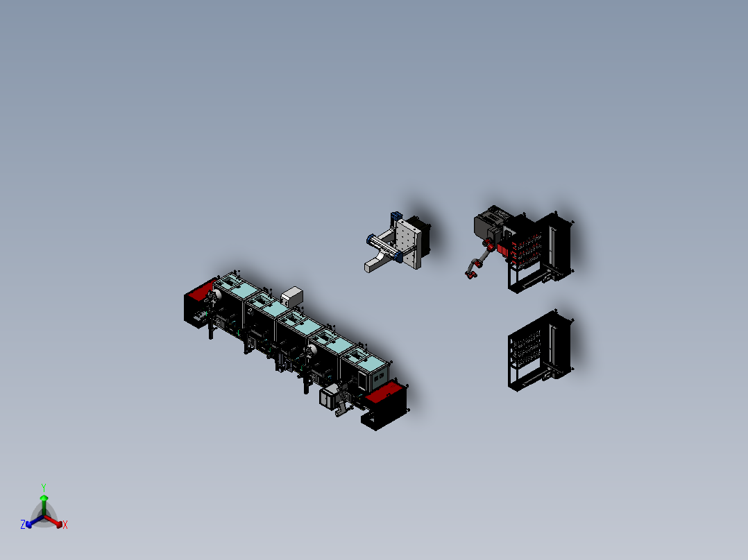校徽书签生产展示线sw22可编辑正等轴测图