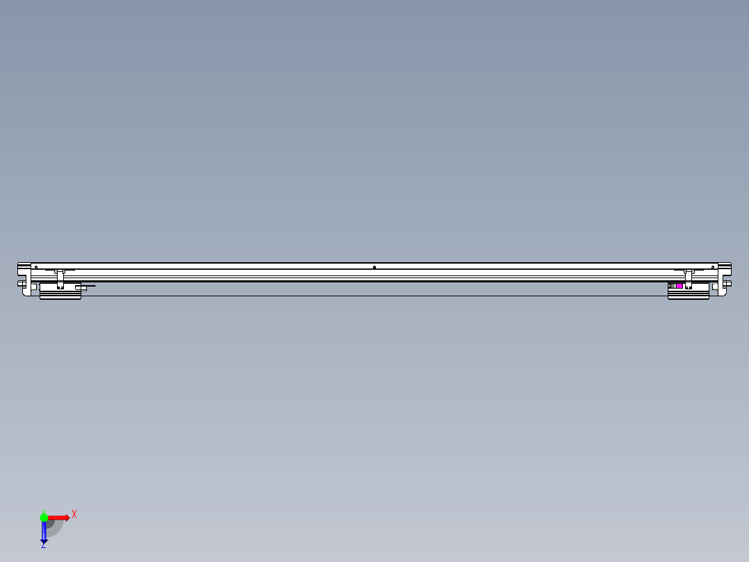 威洛博VL系列3d模型模组2VL22H1Y-S1550俯视图