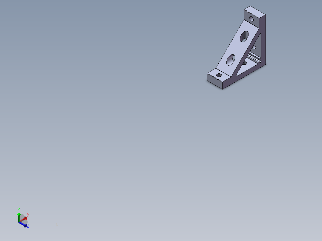 铝型材及其附件3.31.100.45.45.SLDPRT正等轴测图