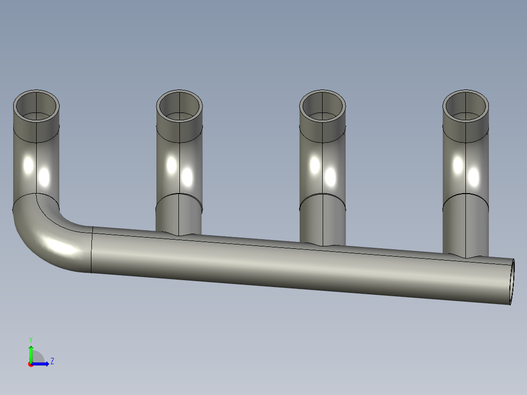 v12发动机左视图