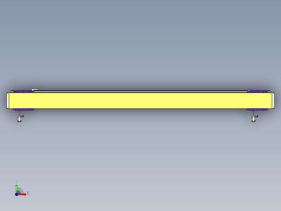 威洛博VL系列3d模型模组2VL14S2Y-S1900前视图
