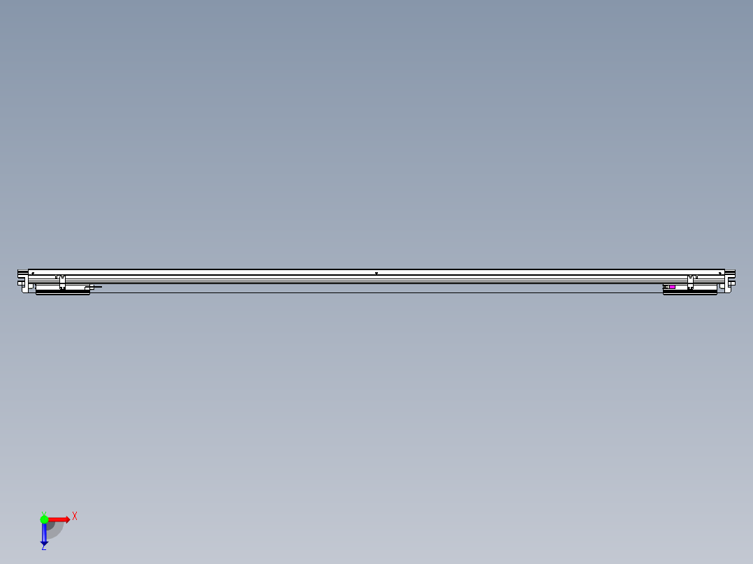 威洛博VL系列3d模型模组2VL14S2Y-S1900俯视图