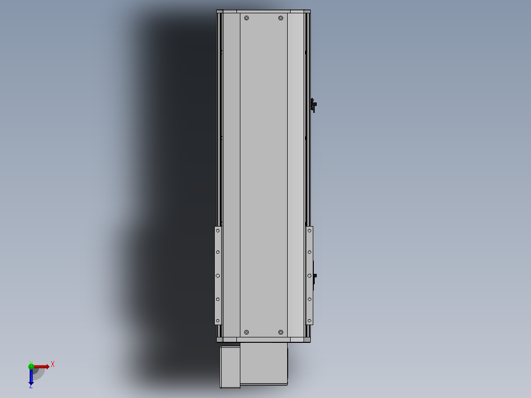 精密模组MT220-L150-400-LD-M75-C4俯视图