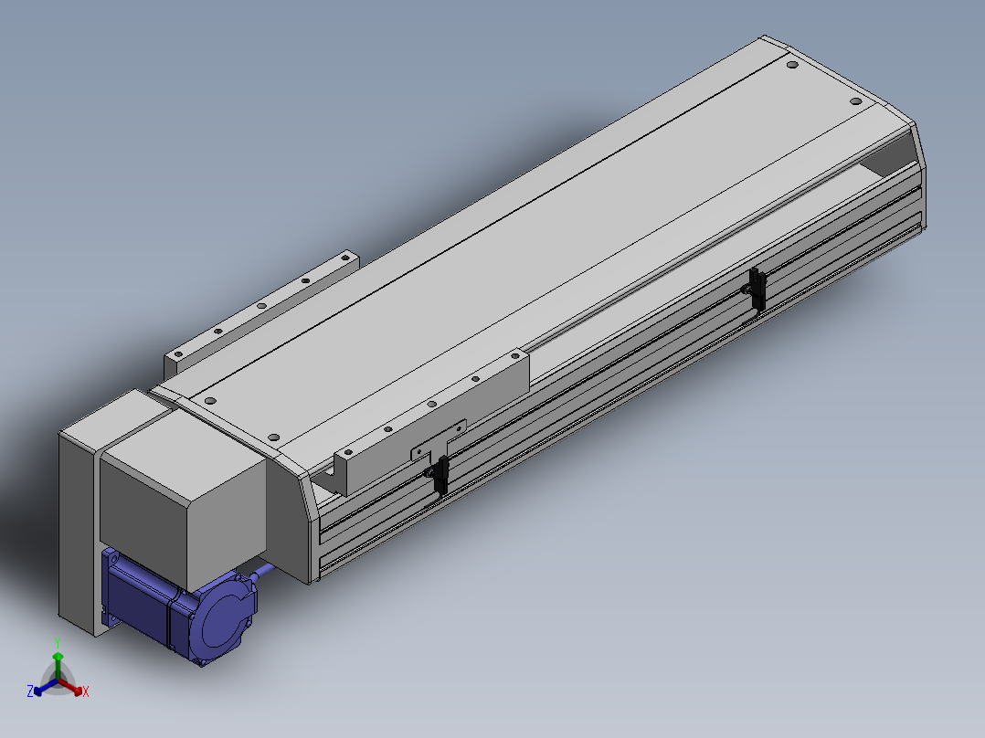 精密模组MT220-L150-400-LD-M75-C4正等轴测图