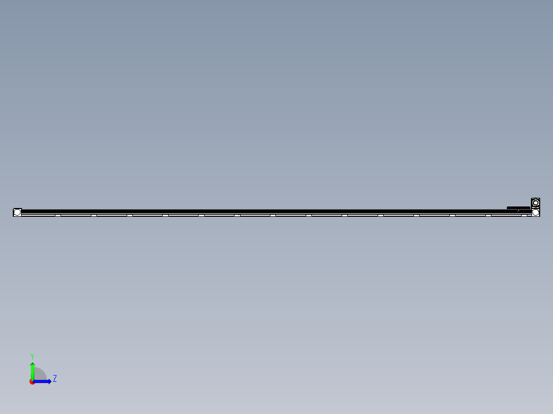 同步带滑台-欧规B8-L88-S5400-L-ZP75-D3-N10左视图