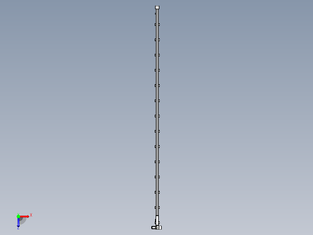 同步带滑台-欧规B8-L88-S5400-L-ZP75-D3-N10俯视图