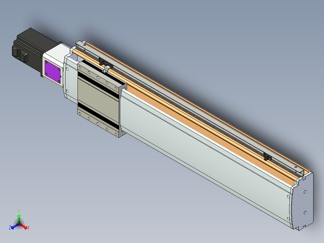威洛博VF17-L20-C-S600-BC-P75-C4正等轴测图