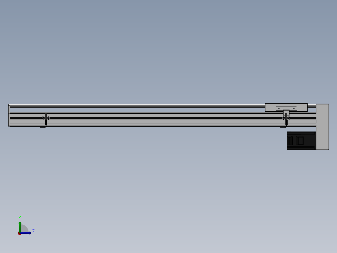 精密模组MY140-T10-800L-BM-P40B-C4-C左视图