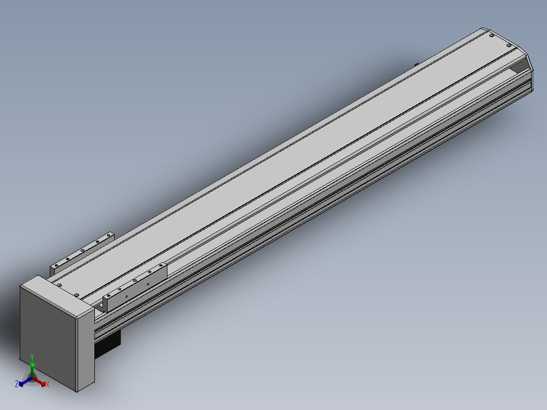 精密模组MY140-T10-800L-BM-P40B-C4-C正等轴测图