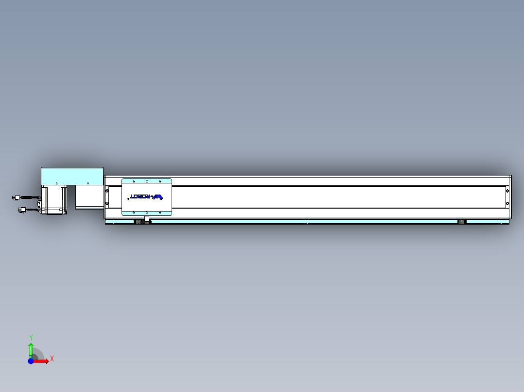 威洛博VBC同步带传动一无尘环境VBC14-L45-S1000-BR-ZP75-C3前视图