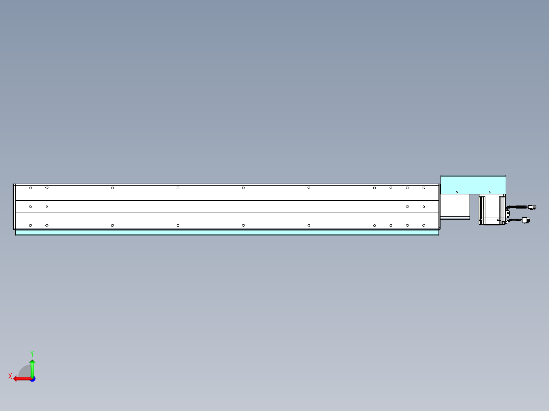 威洛博VBC同步带传动一无尘环境VBC14-L45-S1000-BR-ZP75-C3后视图