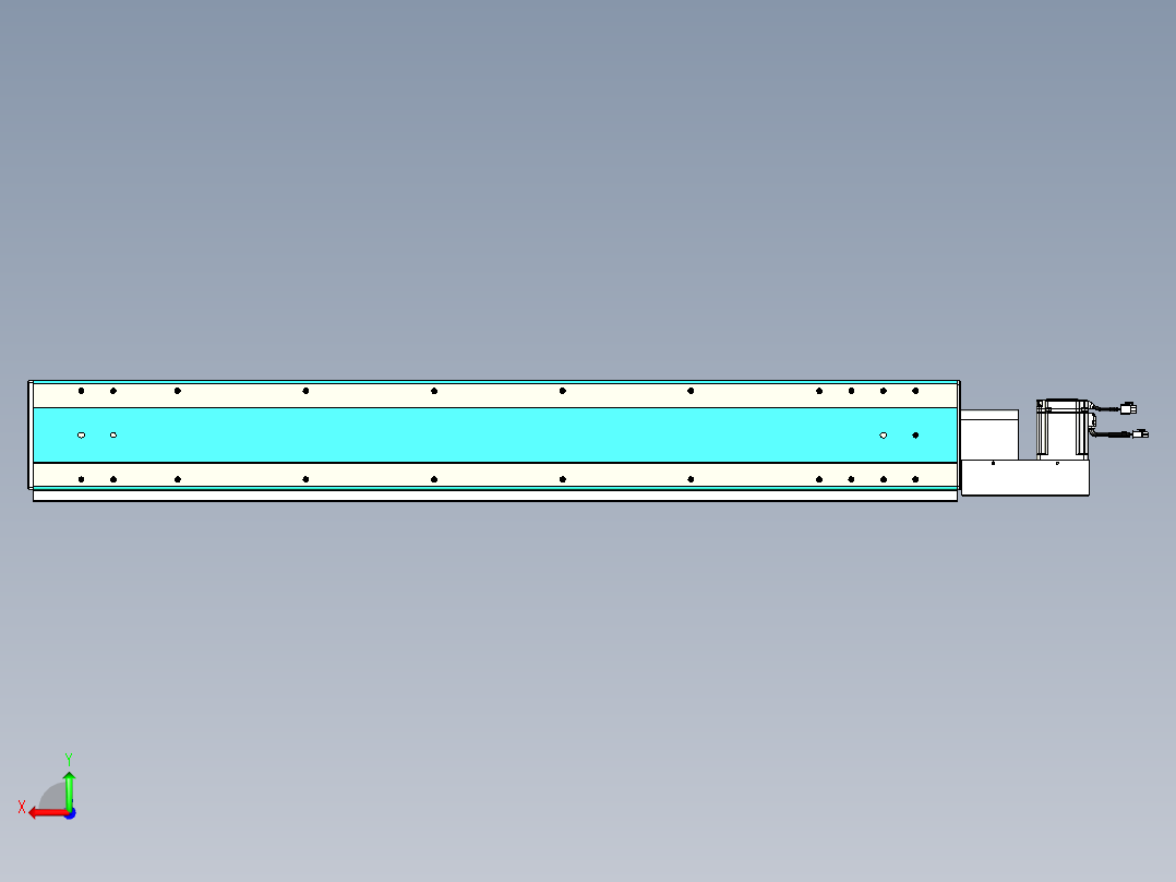 威洛博VBC同步带传动一无尘环境VBC17-L45-S1150-BL-ZP75-C3后视图