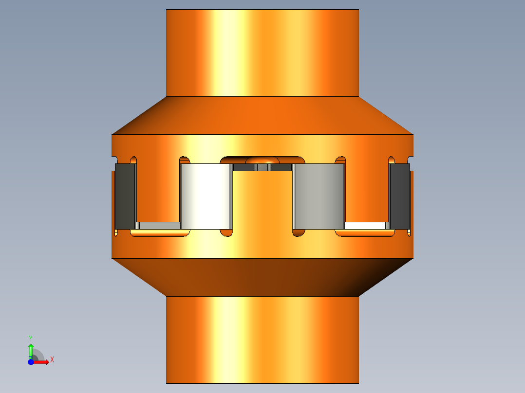 弹性联轴器MN-04前视图