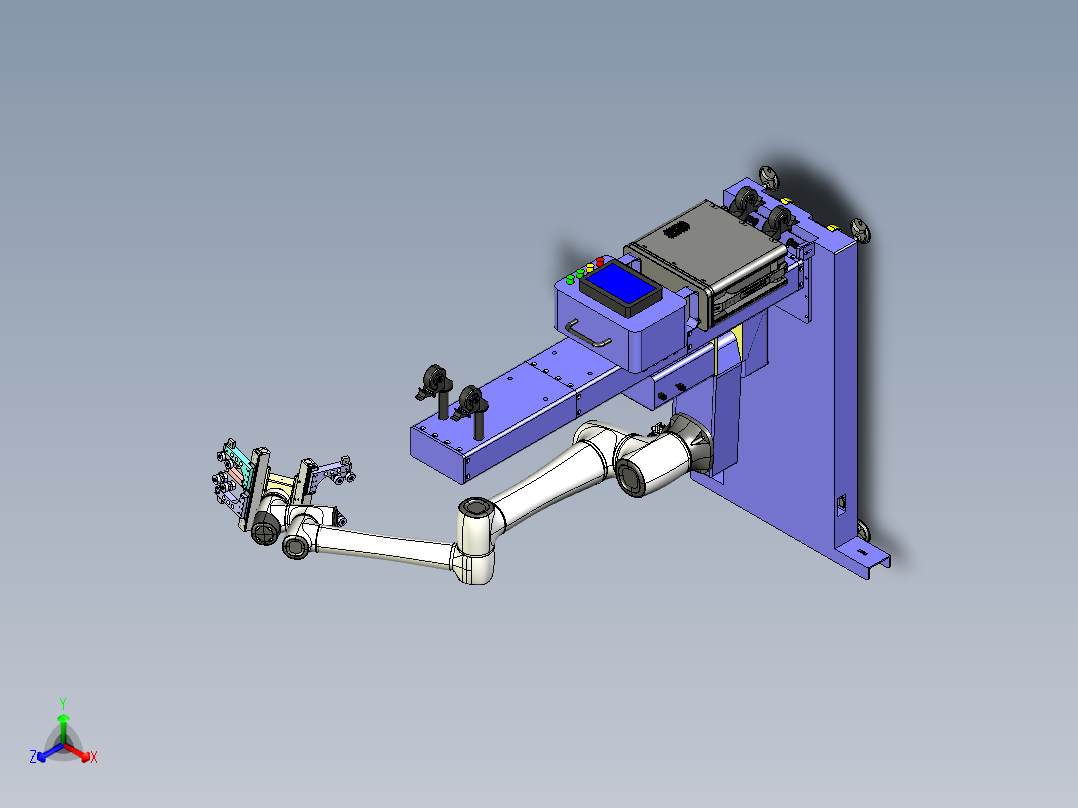 线性码垛机step正等轴测图