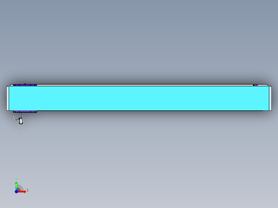 威洛博VL系列直线电机模组-VL22H3-S2050前视图