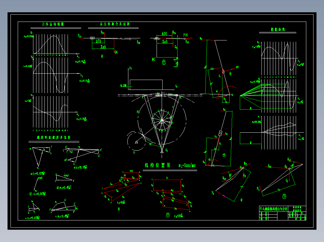 牛头刨床设计图纸336205==100