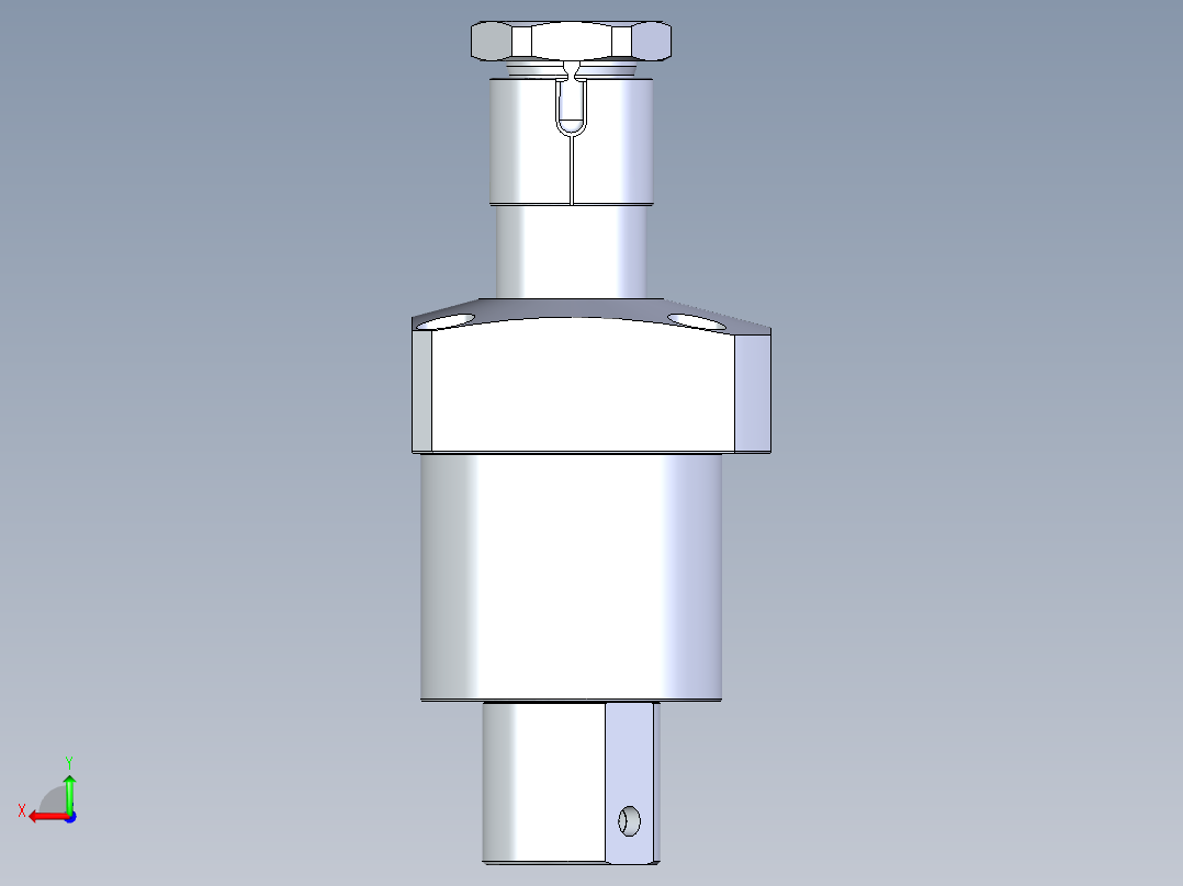 KOSMEKLHA0900-SLN多系列多零件图纸模型后视图