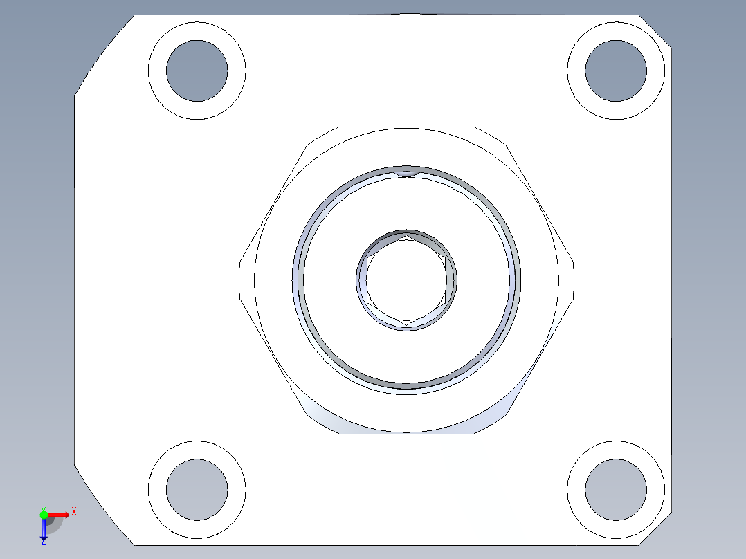 KOSMEKLHA0900-SLN多系列多零件图纸模型俯视图