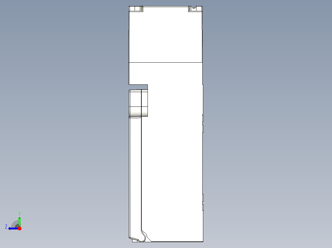 安全_区域传感器SDS01右视图
