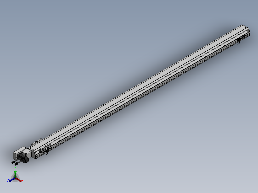 精密模组MT100-L78-2100-L-M10-C4正等轴测图