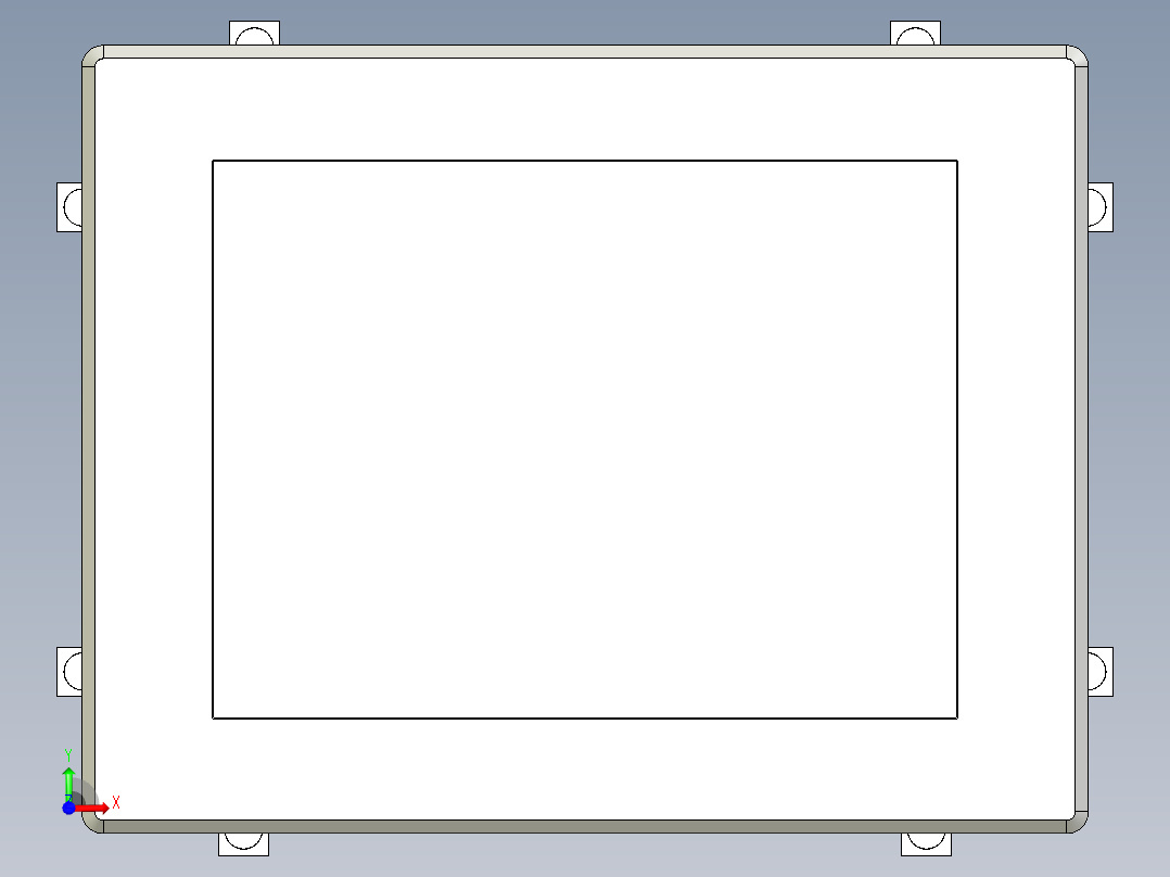 基恩士CA-MN80_81_kc图纸模型前视图