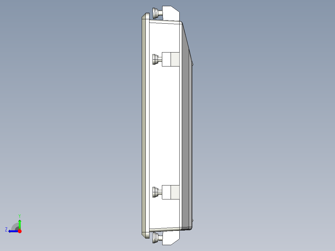 基恩士CA-MN80_81_kc图纸模型右视图