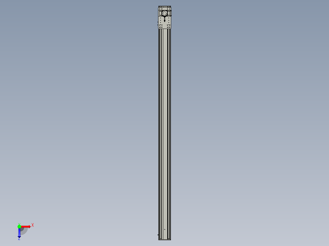 东锦齿条传动DH175G-L167-S3050-BU-减速机+750W俯视图