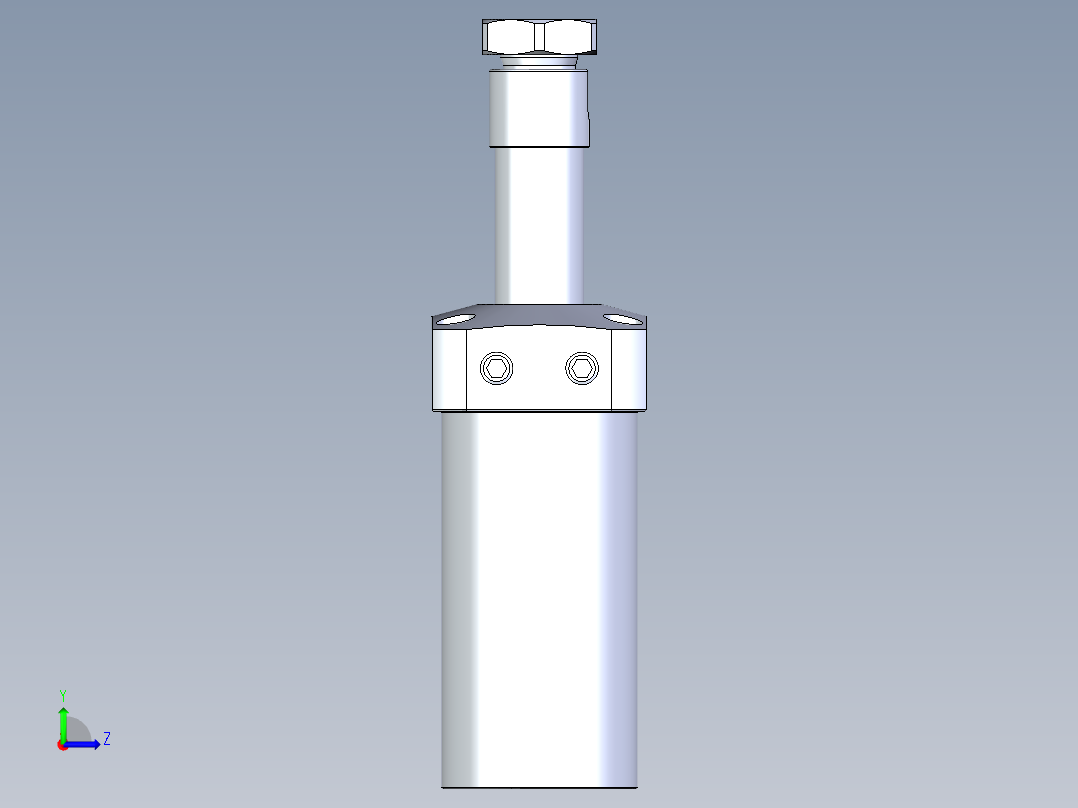 KOSMEKLHA0550-GR-Q30多系列多零件图纸模型左视图