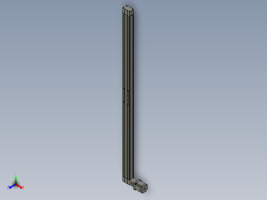 模组FBL100E1800-L正等轴测图