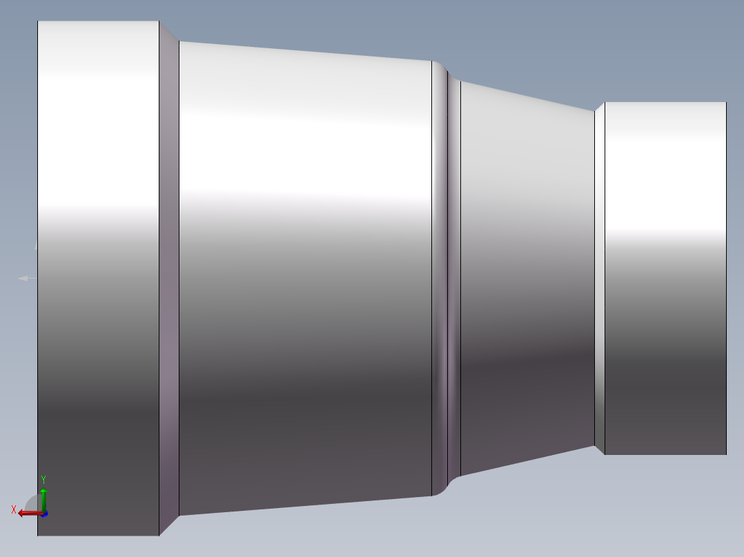 管箍-异径有边 DN15-DN8后视图
