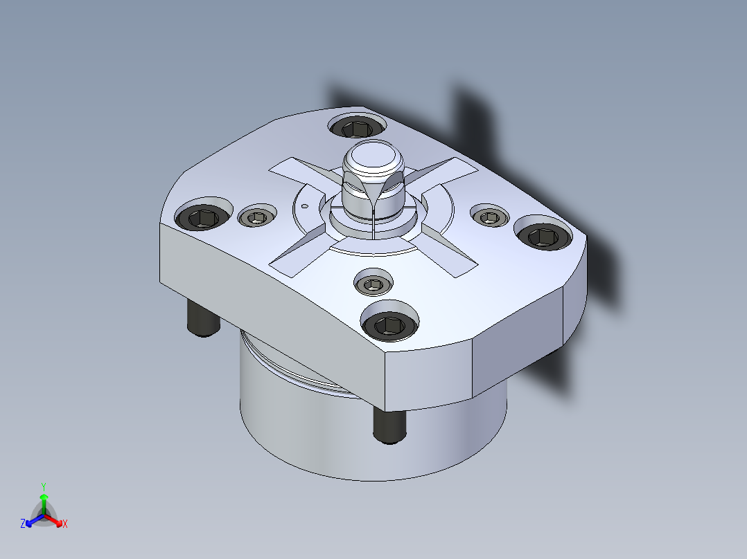 KOSMEKSFH2100-G多系列多零件图纸模型正等轴测图