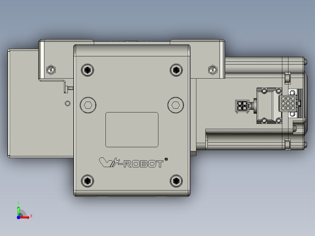 威洛博直线电机模组EB10-L224-S1000-BL-ZP75-MS3-5K前视图