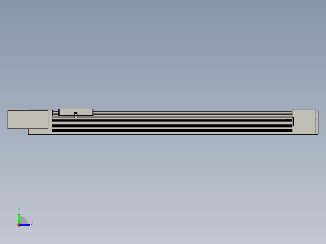 威洛博直线电机模组EB10-L224-S1000-BL-ZP75-MS3-5K左视图