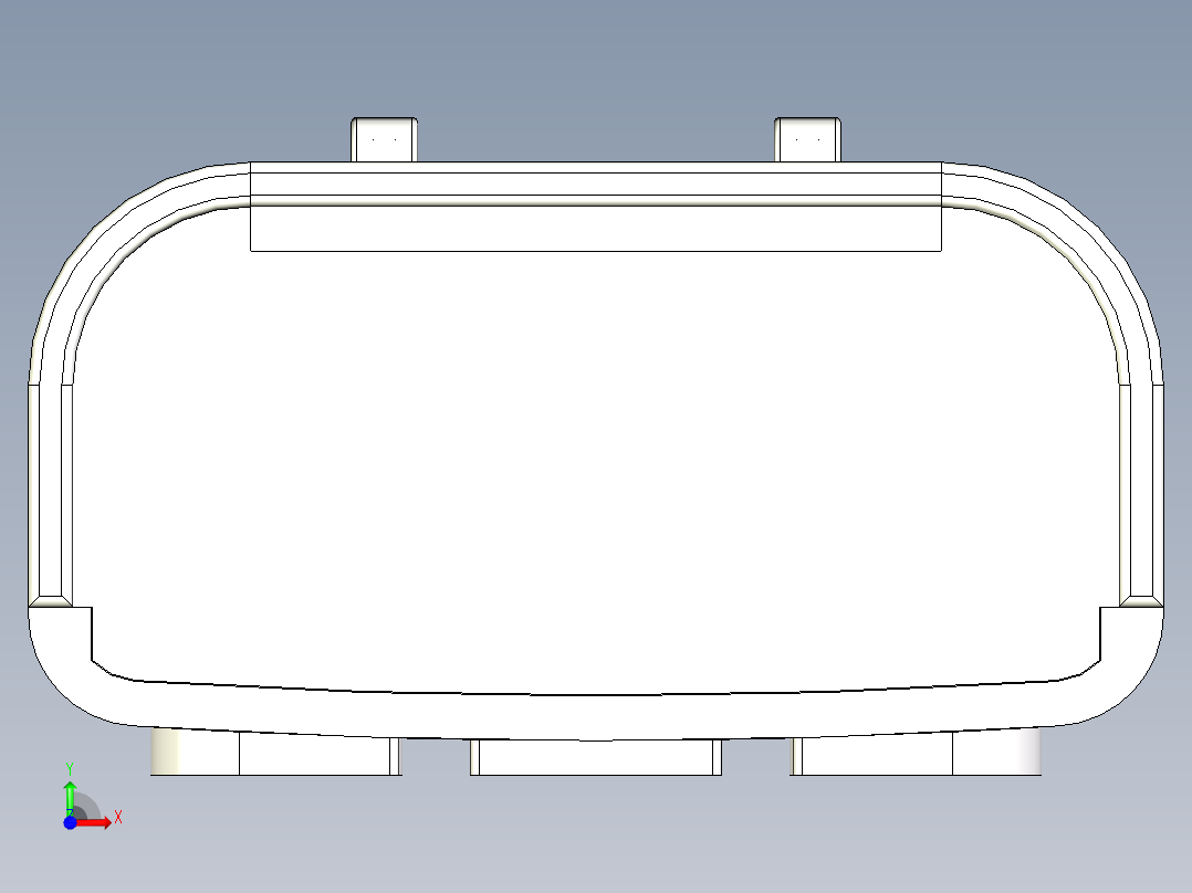 空调遥控器前视图