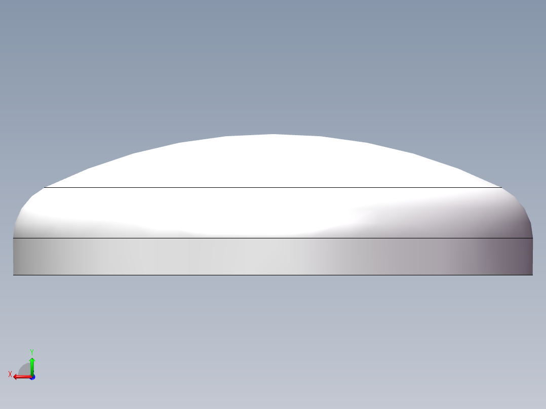 THA碟形封头DN350后视图