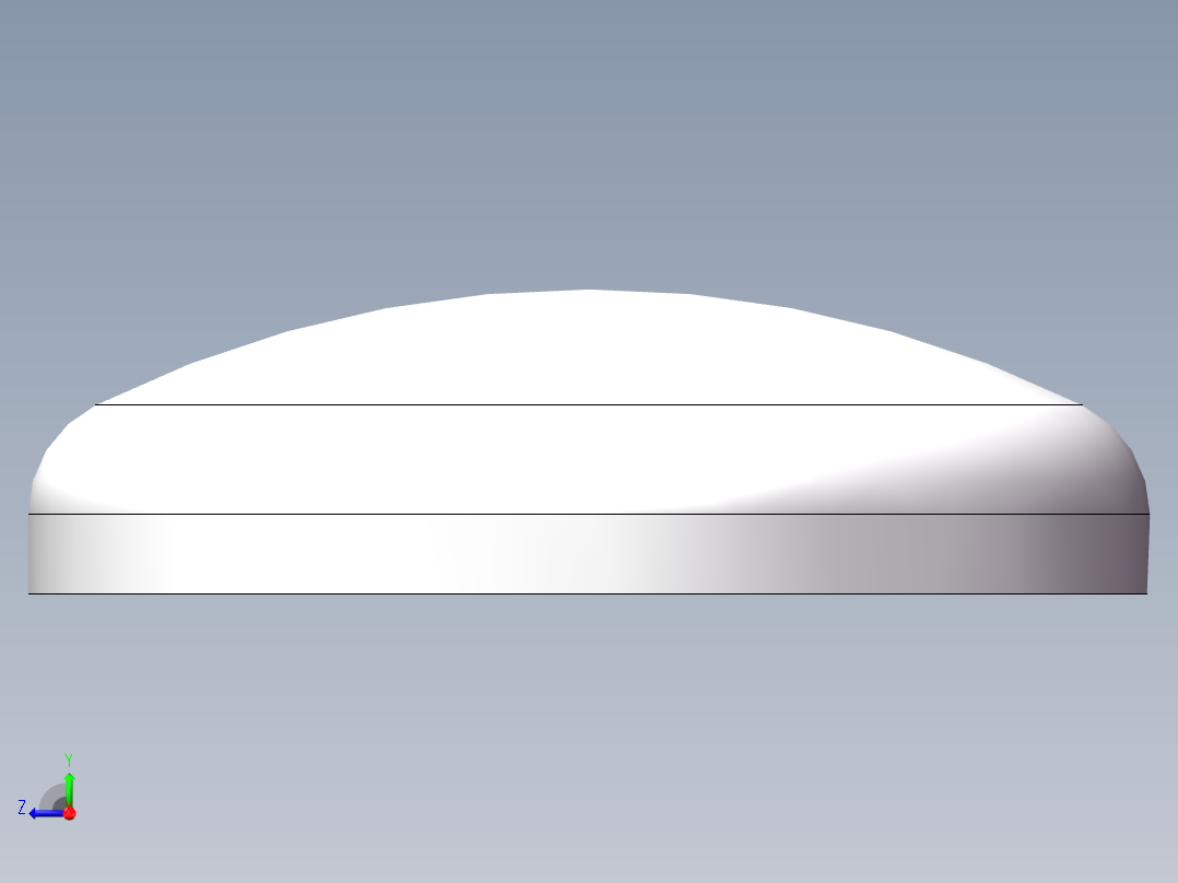 THA碟形封头DN350右视图