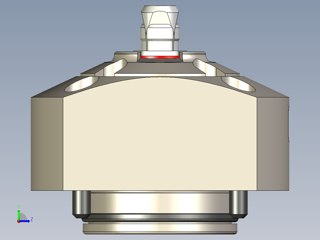 KOSMEKSFA1000-M1A-090多系列多零件图纸模型多系列多零件图纸模型左视图