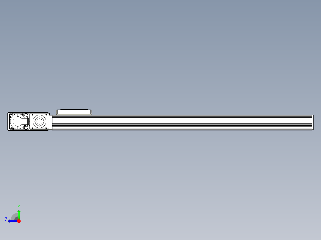 同步带全封闭直线模组TPA-HCB-105D-90-L750-ML-C-P20-N3右视图