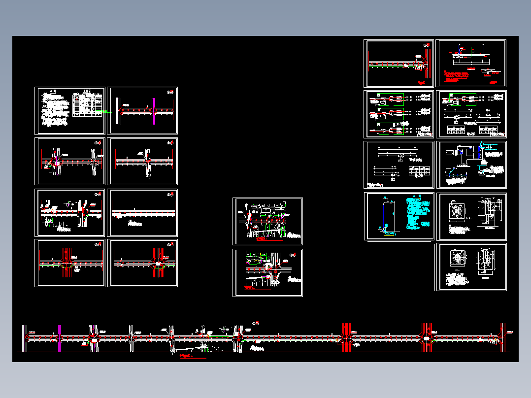 全套路灯施工设计图