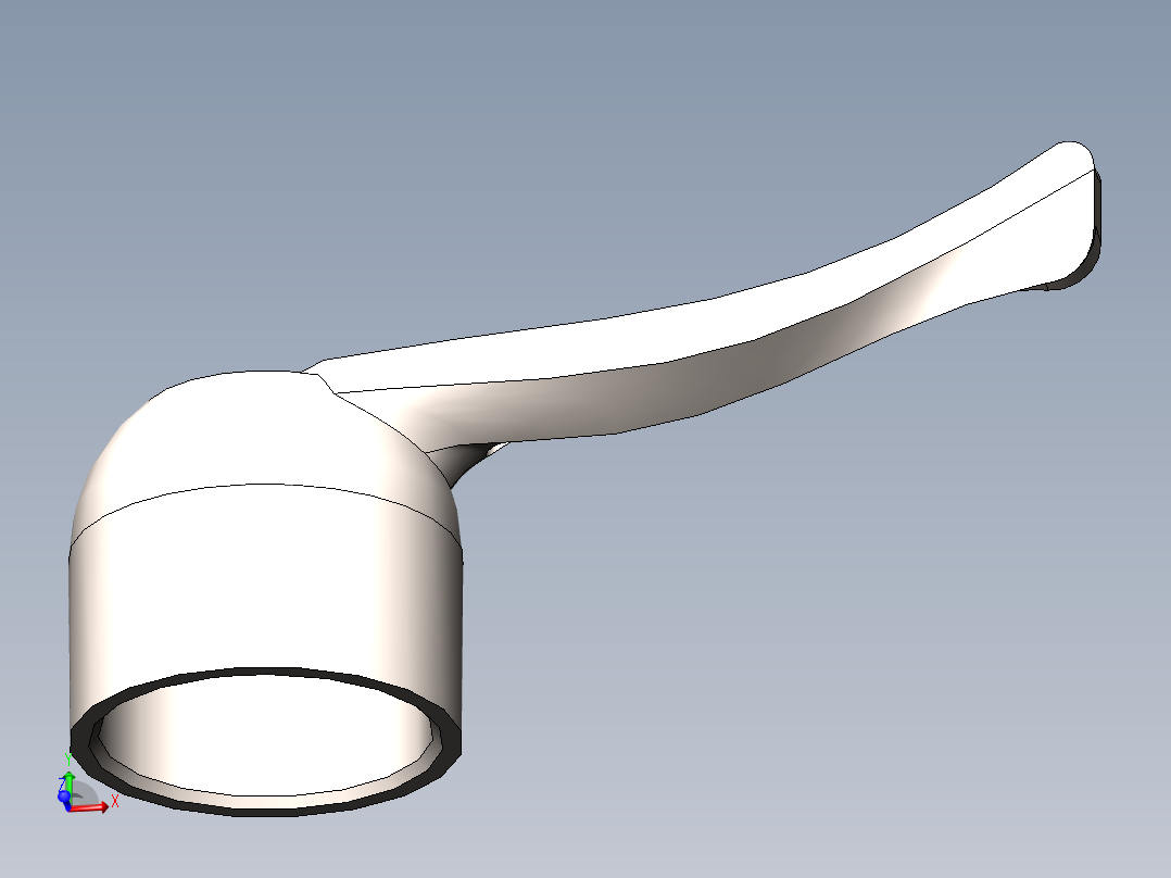 卫浴<span style='color: red'>门把手</span>3d模型