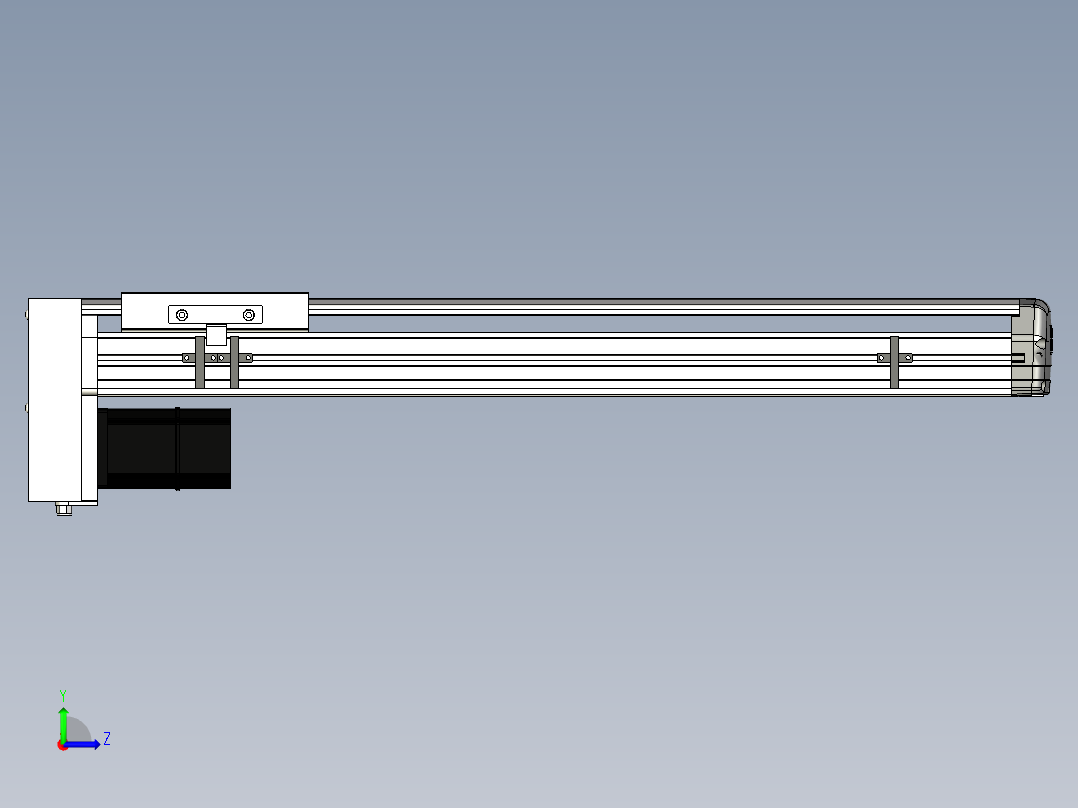 Toyo东佑达直线模组-ETH14-500-BM-200W左视图