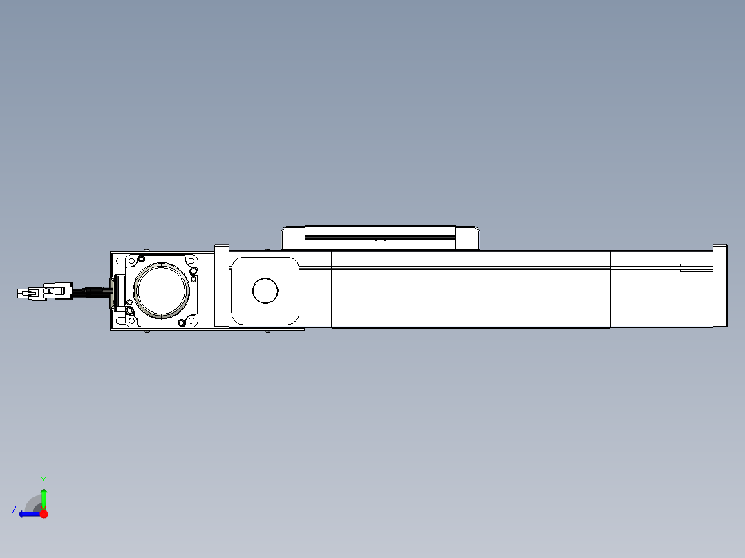 威洛博LB.GB同步带传动--欧规系列LB6A-L65-S150-BR右视图