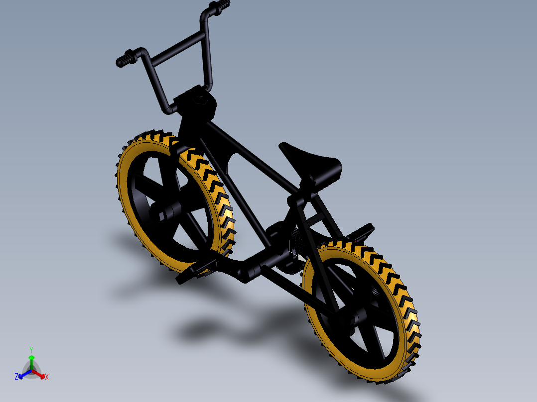2---<span style='color: red'>自行车</span>STEP三维图纸模型设计图纸
