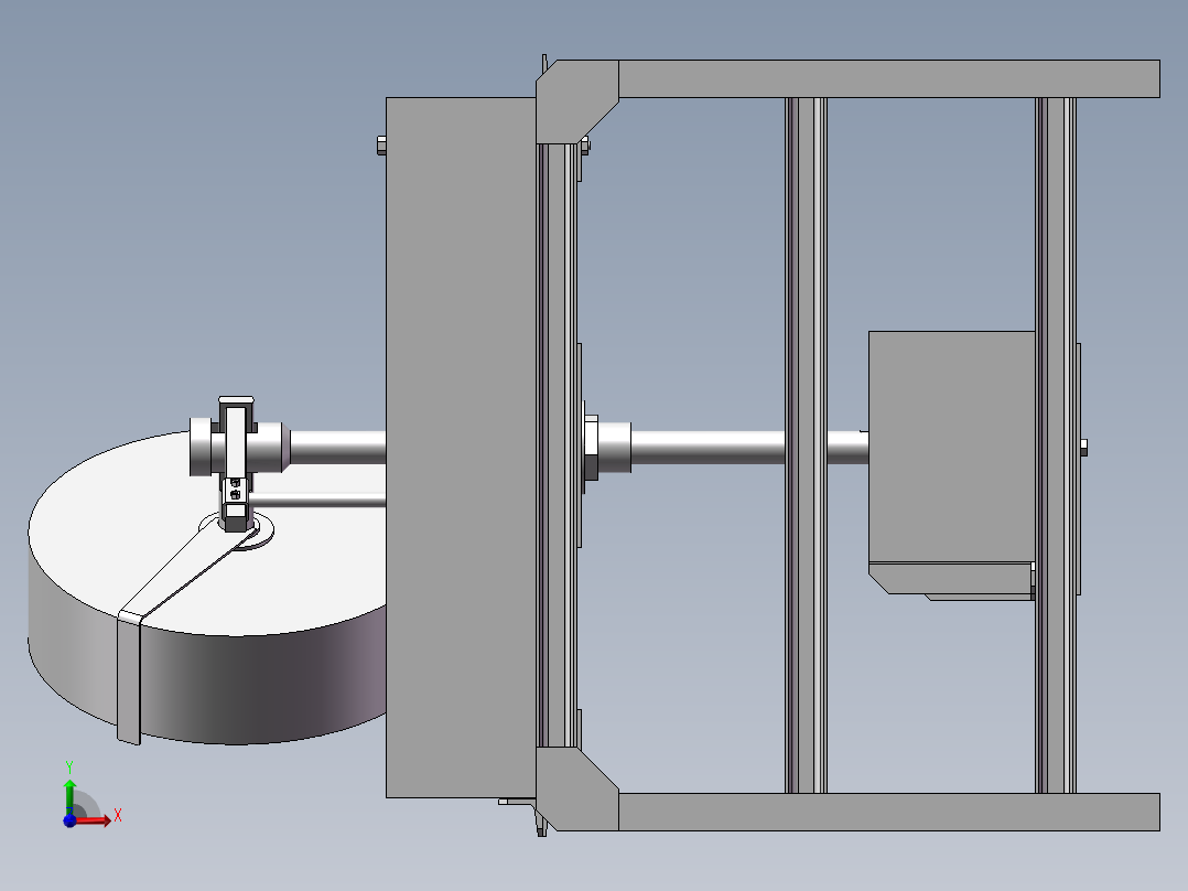 电动推磨前视图