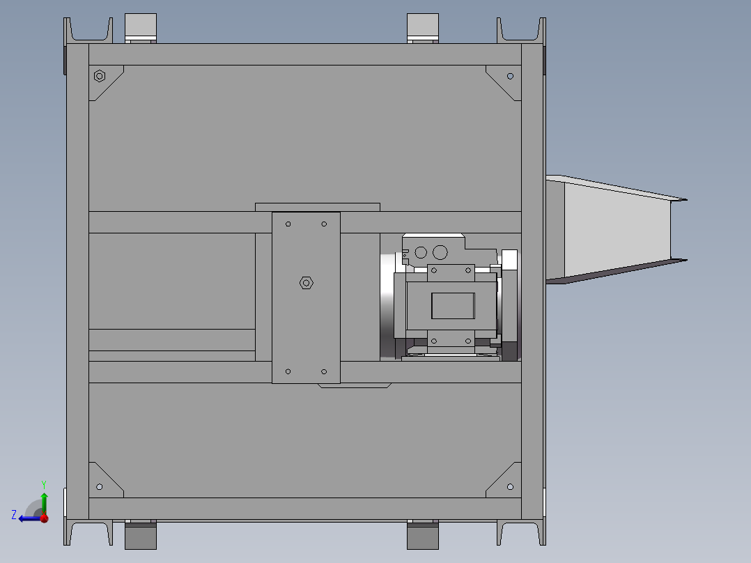 电动推磨右视图