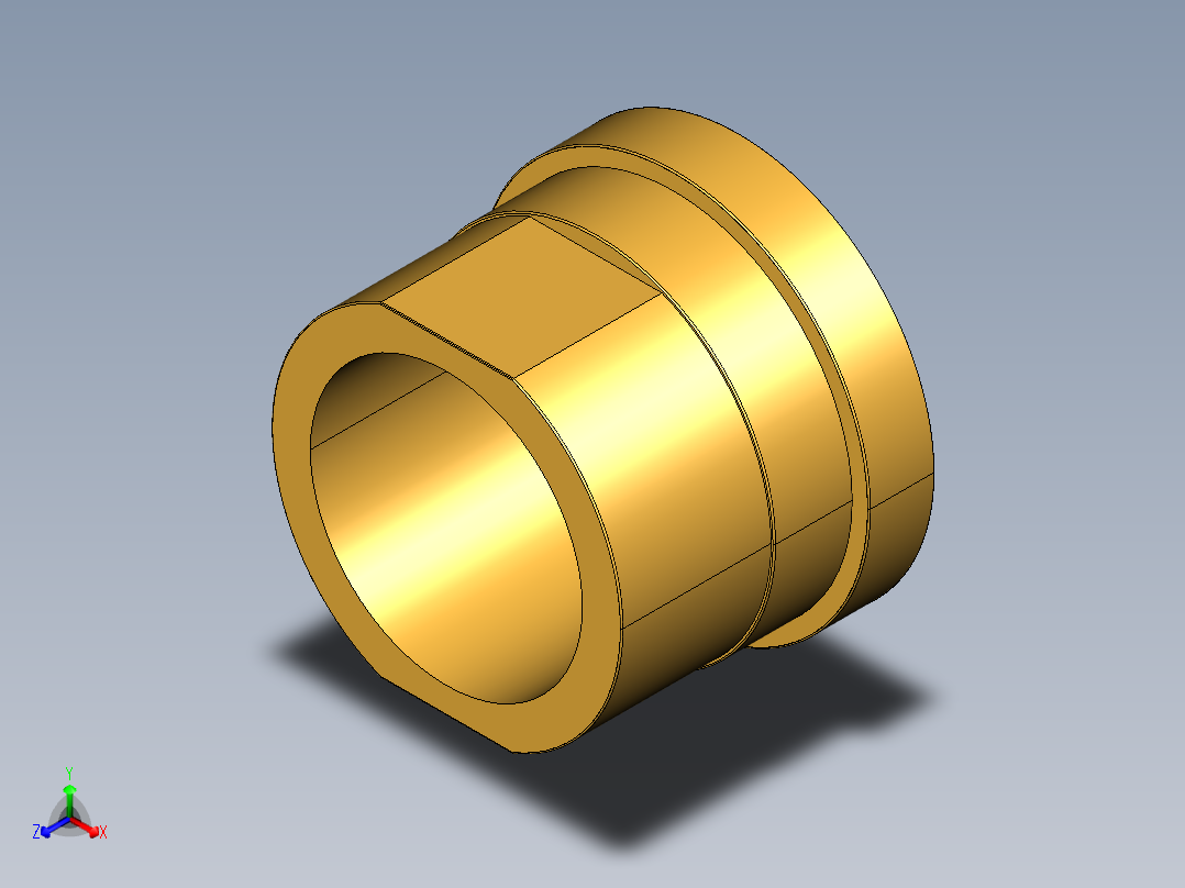 26QBFO 在女性的螺纹黄铜联盟结束