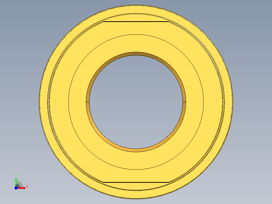 26QBFO 在女性的螺纹黄铜联盟结束前视图