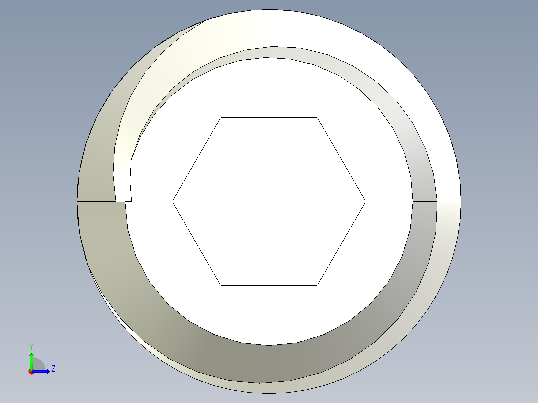 DIN 913-ISO 4026 固定螺钉-M1.6 L=6.STEP左视图